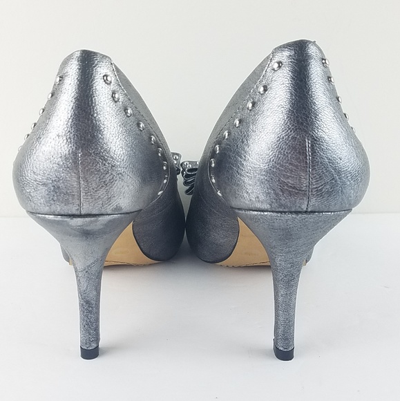 Vince Camuto size 10 Kanary Graphite Silver Heels - Picture 5 of 8